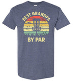 Best Grandpa By Par Disc Golf Shirt for Men