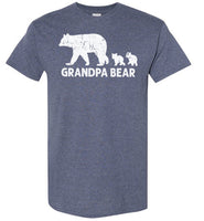 Grandpa Bear Shirt for Men Bears Two Cubs Gift for Grandfather