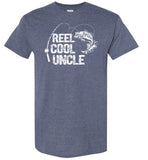 Reel Cool Uncle Fishing Shirt for Men Gift for Fisherman