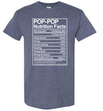 Pop-Pop Nutrition Facts Shirt