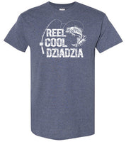 Reel Cool Dziadzia Fishing Shirt for Men Gift for Fisherman Grandpa