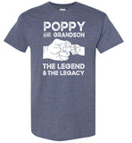 Poppy and Grandson the Legend and the Legacy Shirt for Men