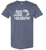 Reel Cool Grandpop Shirt for Men Fisherman Grandpa