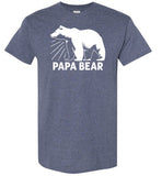 Papa Bear Shirt for Men Dad Grandpa
