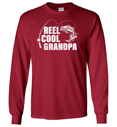 Reel Cool Grandpa Long Sleeve Fishing Shirt for Men Fishermen – Ten Squared