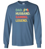 Dad Husband Gaming Legend Long Sleeve Shirt