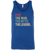 Pop the Man the Myth the Legend Tank Top