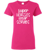 Super Heroeds Wear Scrubs Crewneck T-Shirt