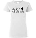 Peace Love Sanitize Crewneck T-Shirt