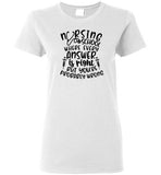 Nursing School Where Every Answer Is Right But You're Probably Wrong T-Shirt