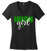 Irish Girl Shirt St Patricks Day T-Shirt for Women and Teens