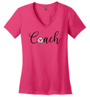 Volleyball Coach V-Neck Shirt