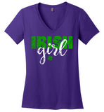 Irish Girl Shirt St Patricks Day T-Shirt for Women and Teens