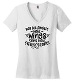 Not All Angels Have Wings Some Have Stethoscopes V-Neck T-Shirt