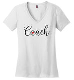 Volleyball Coach V-Neck Shirt