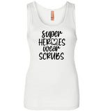 Super Heroes Wear Scrubs Tank Top