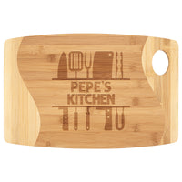 Pepe's Kitchen Bamboo Cutting Board