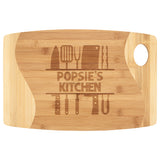 Popsie's Kitchen Bamboo Cutting Board