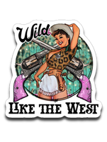 Wild Like the West Vinyl Decal Sticker