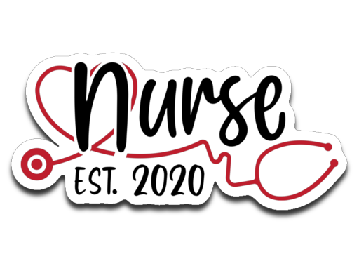 Nurse Est 2020 Vinyl Decal Sticker