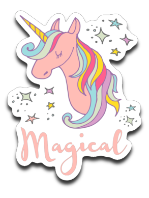 Magical Unicorn Vinyl Decal Sticker