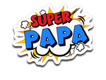 Super Papa Decal