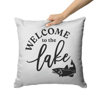 Welcome to the Lake Pillow