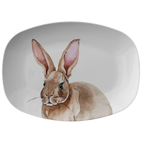Rabbit Platter Easter Serving Tray