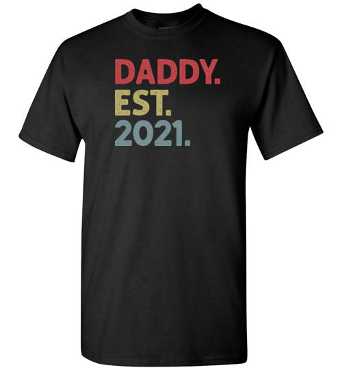 Daddy Est 2021 Shirt for Dad to Be