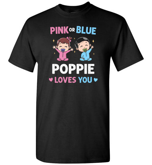 Pink or Blue Poppie Loves You Shirt