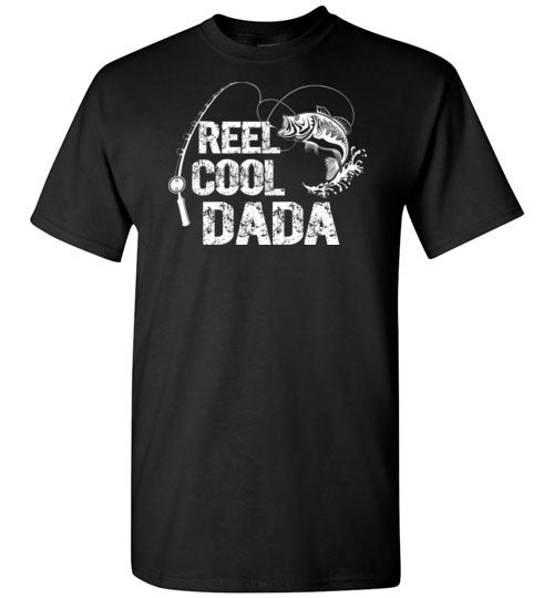 Reel Cool Dada Fishing Shirt for Men Gift for Fisherman Dad Grandpa