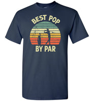 Best Pop By Par Golf Shirt for Men Grandpa Golfing Tee Gift