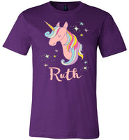 Ruth Unicorn Name Shirt