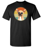 Retro Sunset Chihuahua Sunglasses Shirt for Men, Women and Kids
