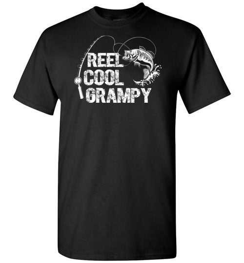 Reel Cool Grampy Fishing Shirt for Men Gift for Fisherman Grandpa