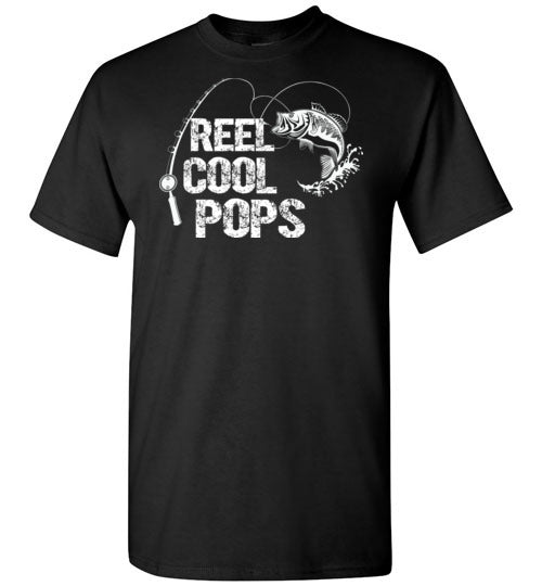 Reel Cool Pops Fishing Shirt for Men Gift for Fisherman Dad Grandpa