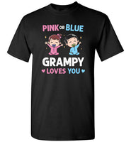 Pink or Blue Grampy Loves You Shirt