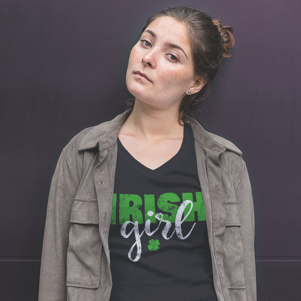 Irish Girl Shirt St Patricks Day T-Shirt for Women and Teens