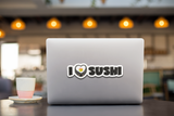 Kawaii I Love Sushi Vinyl Decal Sticker