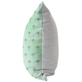 Mint Green Dragonfly Pillow or Pillow Cover | Cute Easter or Spring Home Decor