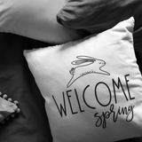 Welcome Spring Pillow or Pillow Cover |