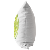 Lime Slice Throw Pillow or Cusion Cover