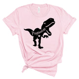 Pregosaurus T-Rex Pregnancy Announcement Shirt for Women