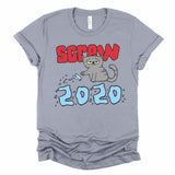 Screw 2020 Funny Pissed Off Cat Shirt for Men and Women