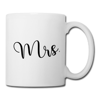 Mrs Coffee Mug for Her - white