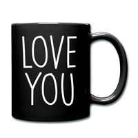 Love You Mug - black