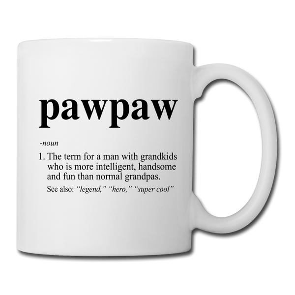 Pawpaw Definition Coffee/Tea Mug - white