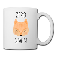 Zero Fox Given Coffee or Tea Mug - white