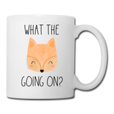 What the Fox Going On? Coffee or Tea Mug - white