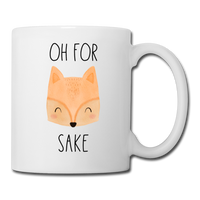 Oh for Fox Sake Coffee or Tea Mug - white